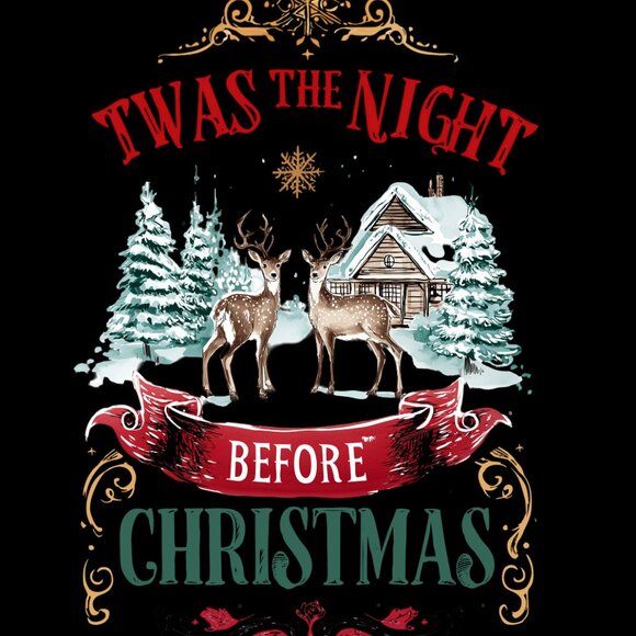 Holiday Christmas Towel Set, Christmas Dish Towels, Reindeer Design - Picture 3 of 9